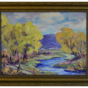 LeggettLucille_StreamInFall1_1950s_12x16_oc_$2500F LeggettLucille_StreamInFall1_1950s_12x16_oc_$2500F