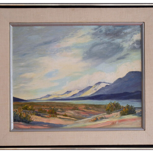 TrumboTeron_UntitledCaballoLake_1958_16x20_OilOnBoard_$1200F