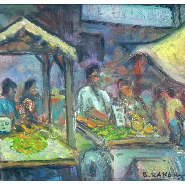 RakocyBill_OnSiteAtJuarezMarket_2014_9x12_oilonmasonite_$350_w
