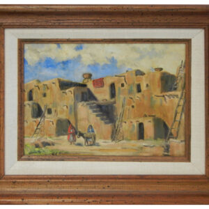 Kistenmacher,Charles-ca1970IndianPueblo8x10oc$600F