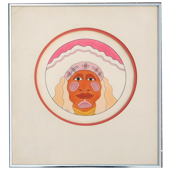 Tavlos_Black Hawk4_1974_10diameter17x15_signedlimitededition_$295F