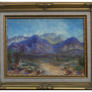 Thurston,Fern1940'sUntitledDesertscapeWithOcotillo12x16oc$1300F