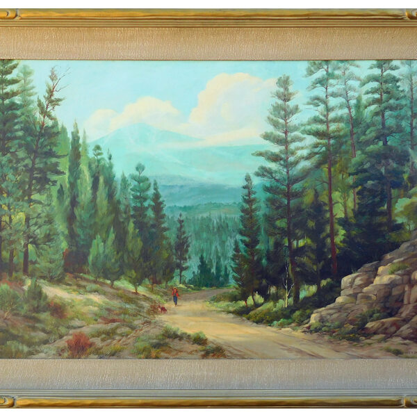 BallKate_BoyWithDogOnTrail_ca1950s_31x43_oc_$6000F_w