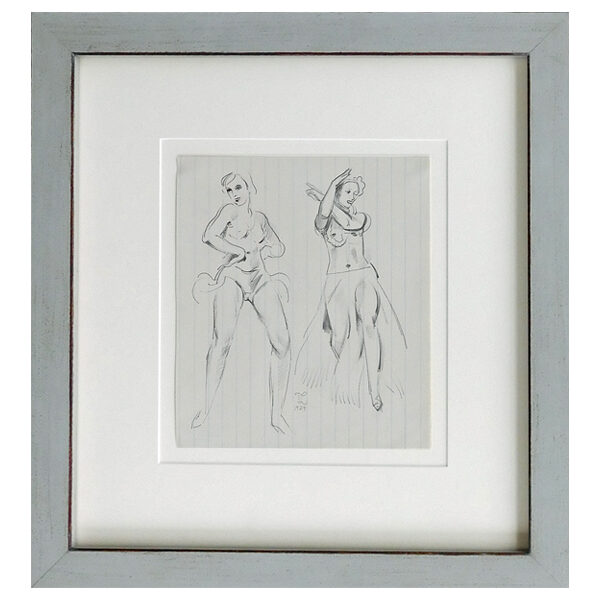 LeaTom_StudyOfBurlesqueDancersEd No1-26_1929_i8x7_f16x15_PencilOnPaper_$3000_F-w