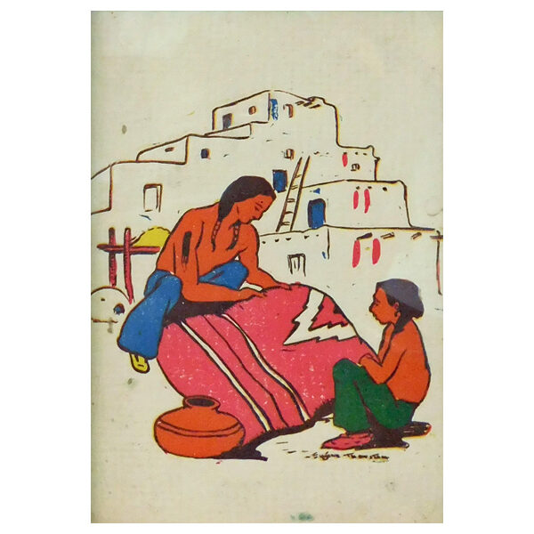 ThurstonEugene_PuebloIndians_1950s_7x5_handcoloredprint_$25_w