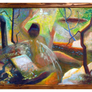 RakocyBill_NymphofMillCreekLadyofTheLake_1948_2001_i 36x56 f40x61_oiloncanvas_$4500F_w
