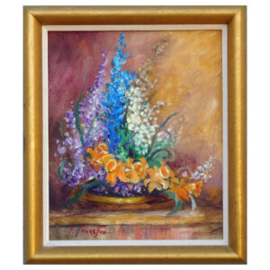ThurstonFern_FlowerBouquet_ca1920s_12x10_om_$1,000F_w