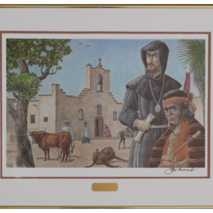 CisnerosJose_SocorroMission_1983_I18x24_f24x30_sfcfap$625F-w
