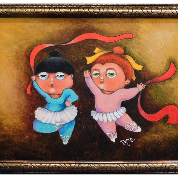 Romero,Francsico_Bailarinas_2017_i22x28f25x32_mmm_$1000F_w