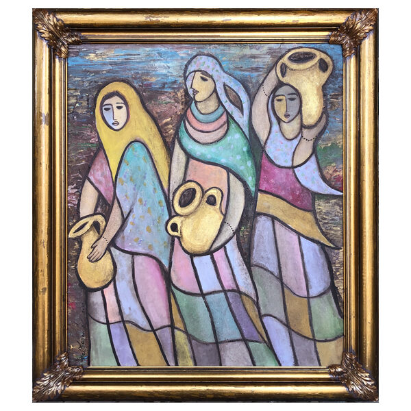 MarcusHal_SistersOfTheWell_2021_i30x25_f35x30_mmc_$6100F-w MarcusHal_SistersOfTheWell_2021_i30x25_f35x30_mmc_$6100F-w