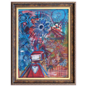 Martinez,DiegoRobot_HappyGirlRobot_2022_i24x18f28.5x22.5_mm-wcpaper_$500F-w