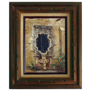 RobbinsKrystyna_RoseWindow_1990s_i13.5x10.5f18.5x15.5_oc_$225F-w