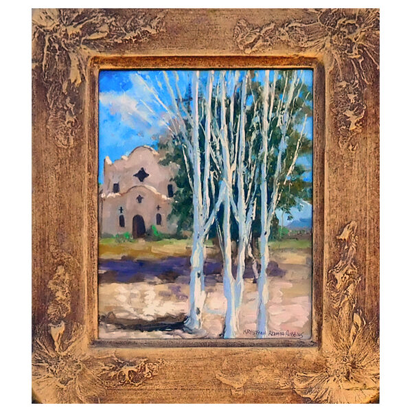 RobbinsKrystyna_White Branches on Doniphan_2023_i10x8f14.5x12.5_oocb-w