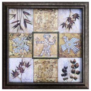 MarcusHal_Peaceful_Warrior_2023_mmOnRecycledMaterials_32x32_$2700-w
