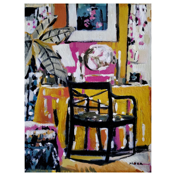 MoraMauricio_BlackChair_2023_10x8_acm_$350-w