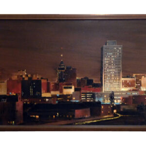 CarterFrederick_SanAntonioNightscape_1957_i26x48_f28_5x50.5_oc_$8000F-11-w