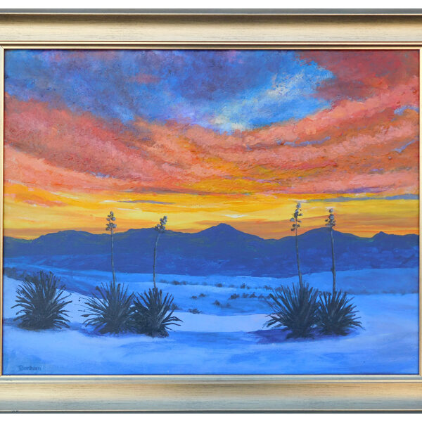 CastelloneBarbara_SunsetAtWhiteSands_2024_i14x18_f17x21_ac_$400F-w CastelloneBarbara_SunsetAtWhiteSands_2024_i14x18_f17x21_ac_$400F-w